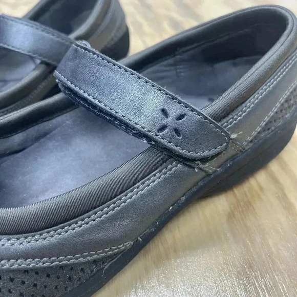 Abeo Women's Smart System Mary Jane Shoe Size 8.5 Gray Leather Loafers 3590 - Picture 5 of 10